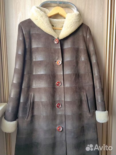 Дубленка натуральная женская 52-54