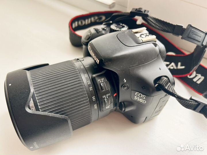 Фотоаппарат Canon 550d с Tamron 18-200мм