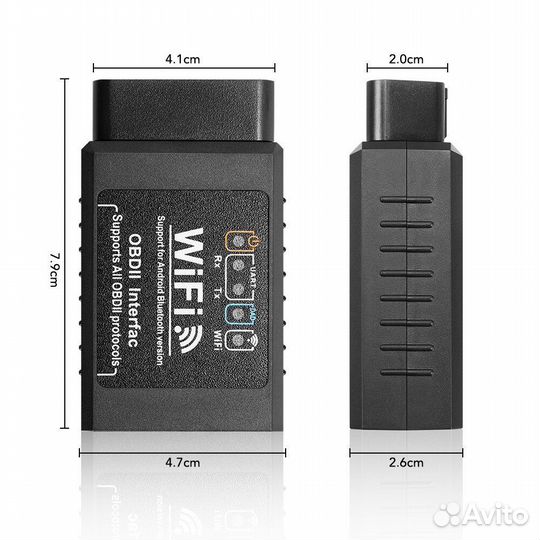 Автосканеры elm327 obd 2 wi fi