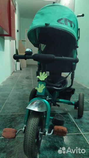 Детский велосипед с ручкой бу