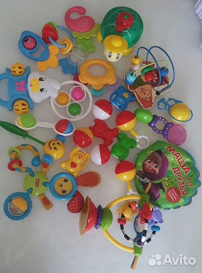 Игрушки погремушки пакетом