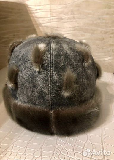 Шапка норковая женская