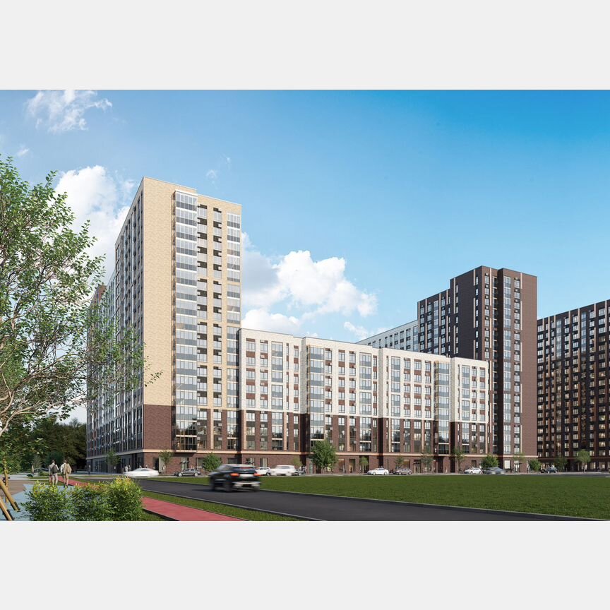 1-к. квартира, 32,2 м², 3/16 эт.