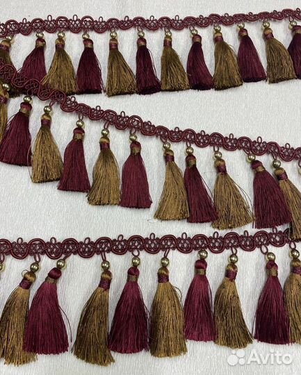 Декоративная тесьма с кисточками