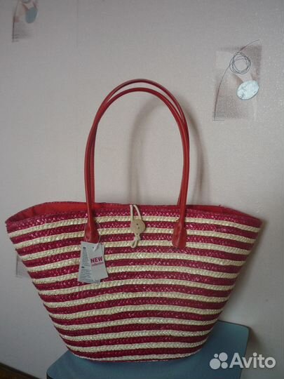 Пляжные сумки, соломенные, новые