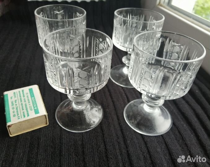 Фужеры хрустальные СССР
