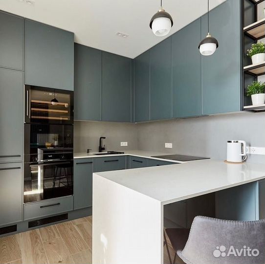 Кухня с барной стойкой на заказ