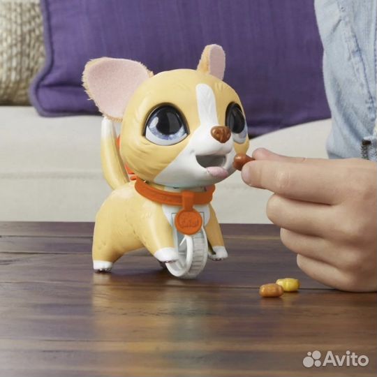 Игрушка собачка на поводке