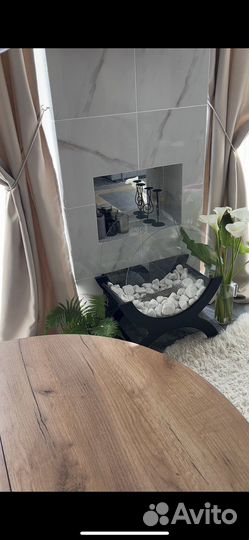 Камин в упаковке