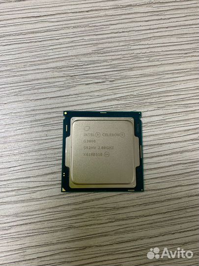 Процессор Intel Celeron G3900 (2.8GHz) LGA1151