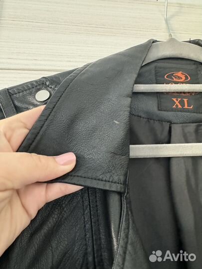 Куртка кожаная
