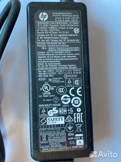 Блок питания HP hstnn-DA40