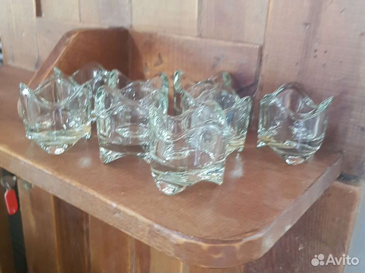 Подсвечник IKEA стекло и декоративный