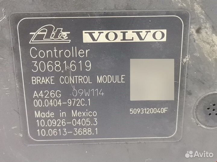 Блок ABS для Volvo V70 3 30681619