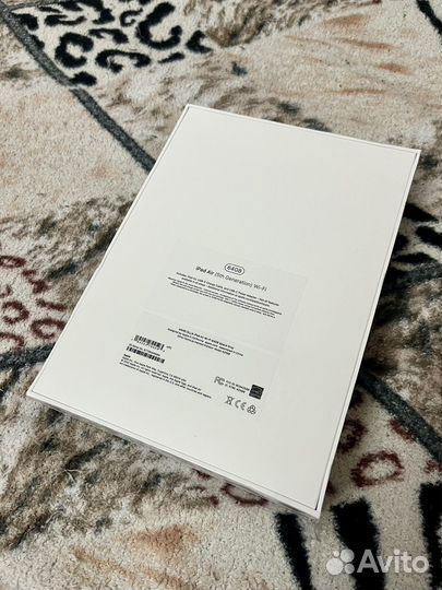 iPad Air 2022 5 M1 64gb Новый Space/Starlight