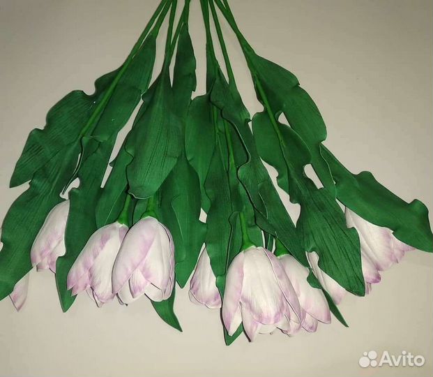 Тюльпаны из фоамирана