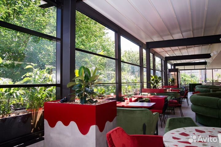 Раздвижные окна для кафе и ресторанов