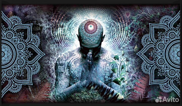 Полотно светящееся в ультрафиолете для дискотеки