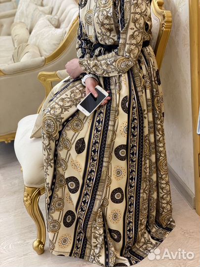 Платье шёлковое