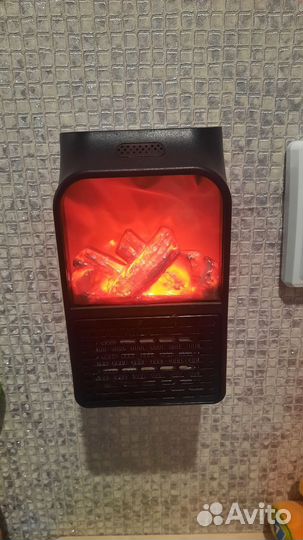 Обогреватель камин сломан