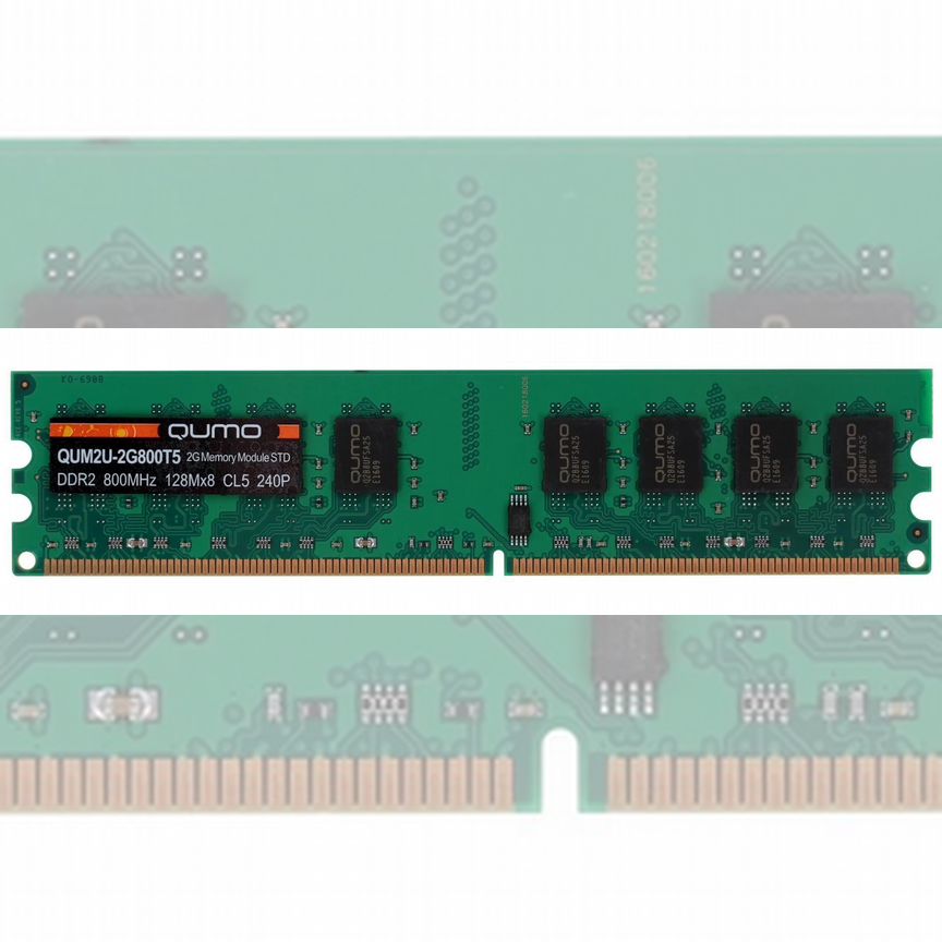 [QUM2U-2G800T5] Оперативная Память Qumo Ddr2 2gb Qum2u-2g800t5