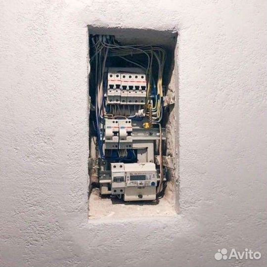 Щиток спрятан