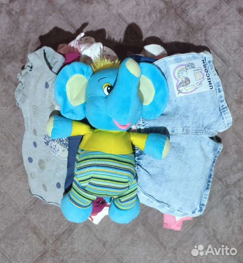 Детские вещи пакетом от 6 месяцев для девочки