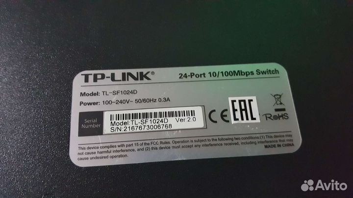 Коммутатор Tp-link tl-sf1024d