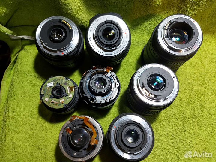 Объективы на запчасти