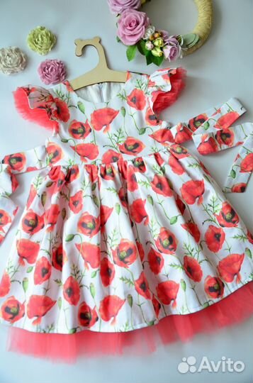 Платье нарядное детское на утренник р. 104