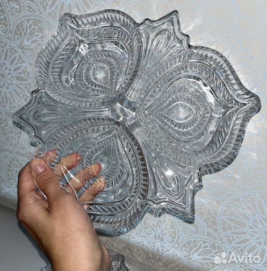 Менажница стекло