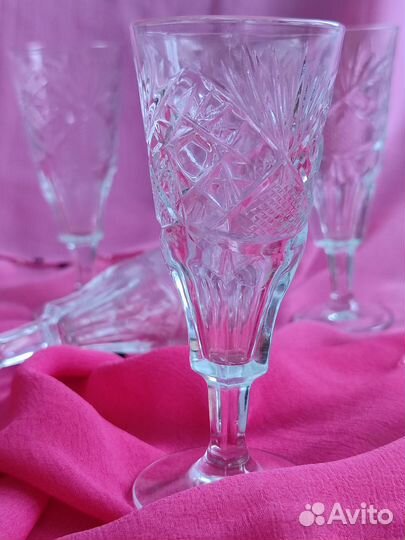 Фужеры и рюмки хрусталь СССР