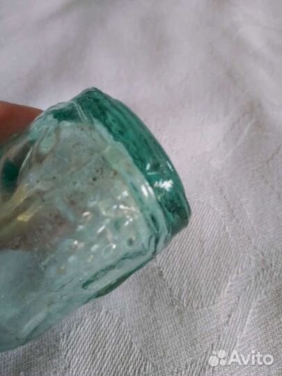 Графин виноград зелёный стеклянный СССР