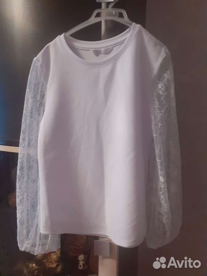 Блузка белая школьная