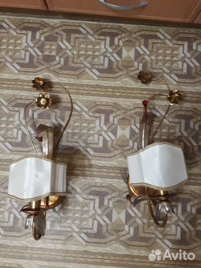 Настенный светильник бра 2 шт бу