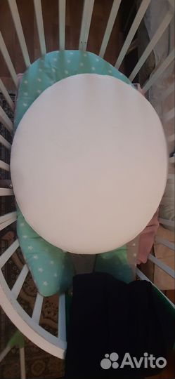 Матрас для детской кроватки овальный