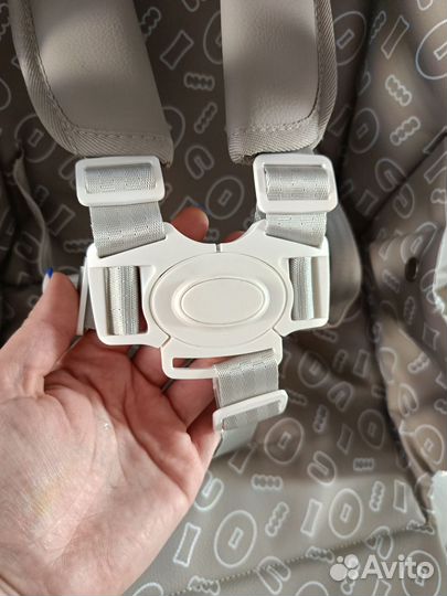 Детский стульчик для кормления junion Pump, беж