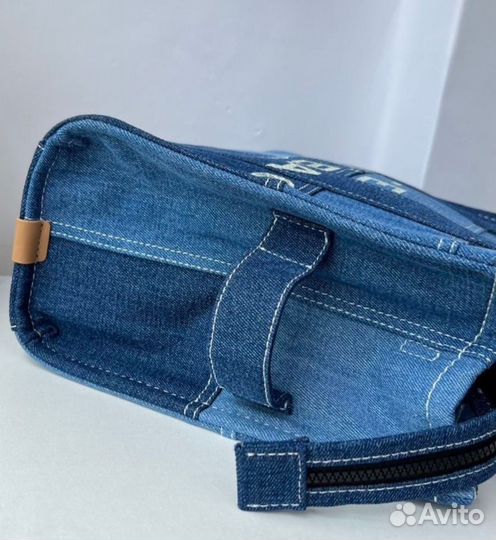 Сумка Marc Jacobs The denim tote BAG blue