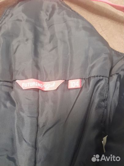 Брюки демисезонные для девочки р.104