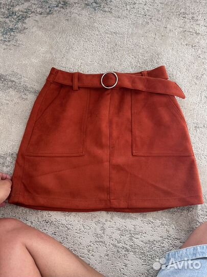 Юбка befree велюровая