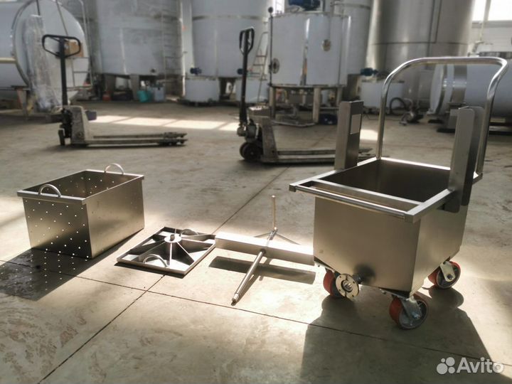 Пресс тележка для сыра и творога 250 л