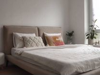 Кровать двуспальная дизайнерская на заказ