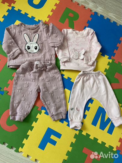 Одежда для девочки 68 74 пакетом