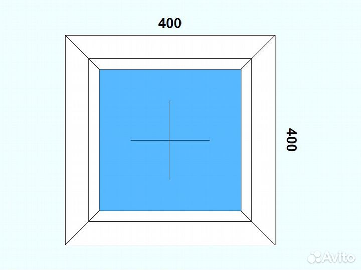 Пластиковое Окно 40*40 Изготовление Установка