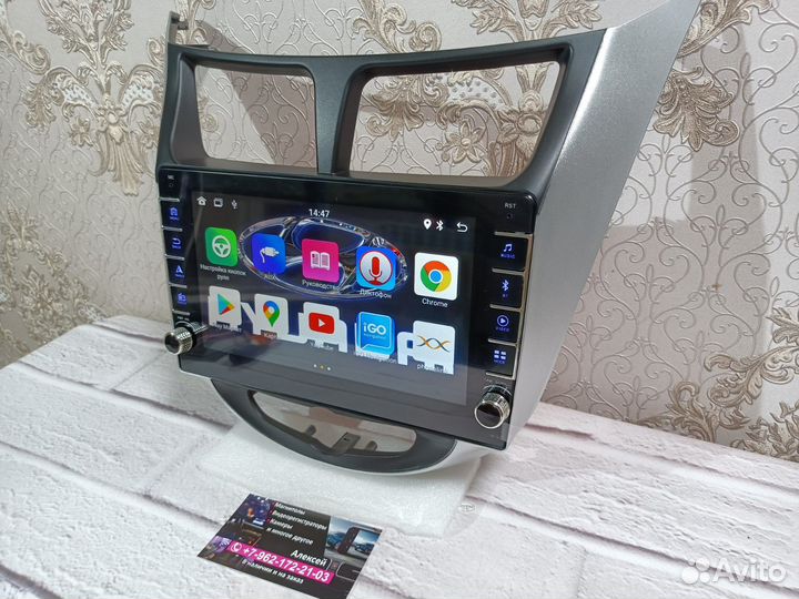 Магнитола Hyundai Solaris android