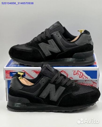 Кроссовки New Balance 574 Black (Арт.23212)