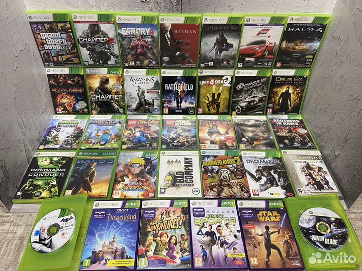 Лицензионные диски Xbox 360