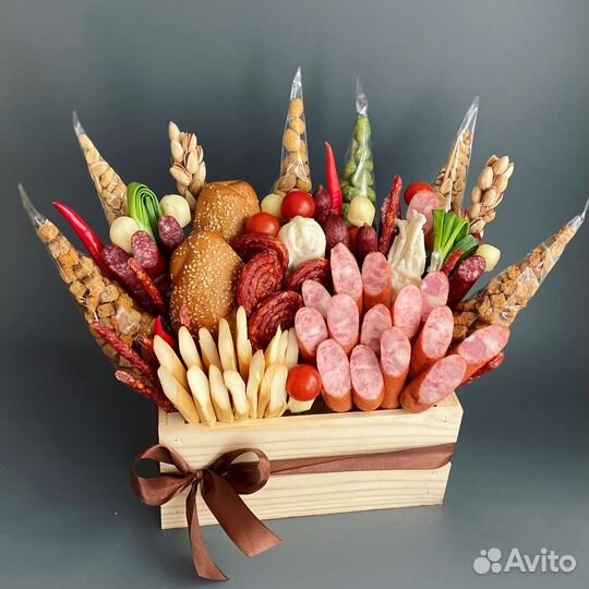 Мужские съедобные букеты