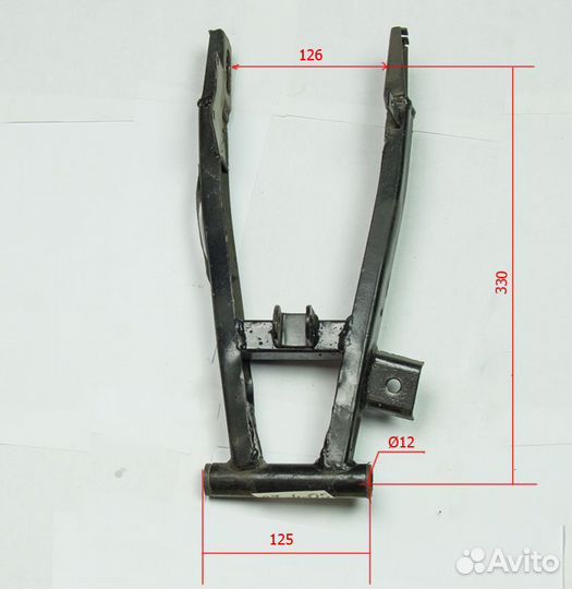 Рычаг подвески задней (маятник) Мини мото (Фантом)