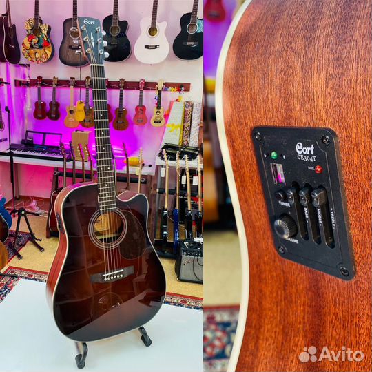 Гитара Cort (Массив) со звукоснимателем